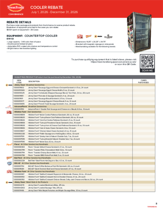 Preview of the promotion pdf
